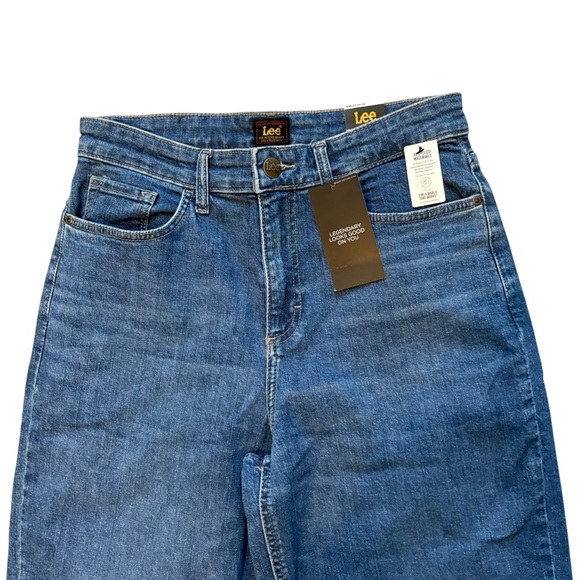 NWT, Lee Legendary High Rise Wide Leg Crop Jean, Sz 8 - Picture 9 of 15